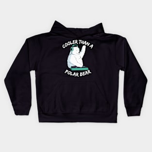 Cooler Than A Polar Bear DJ Kids Hoodie